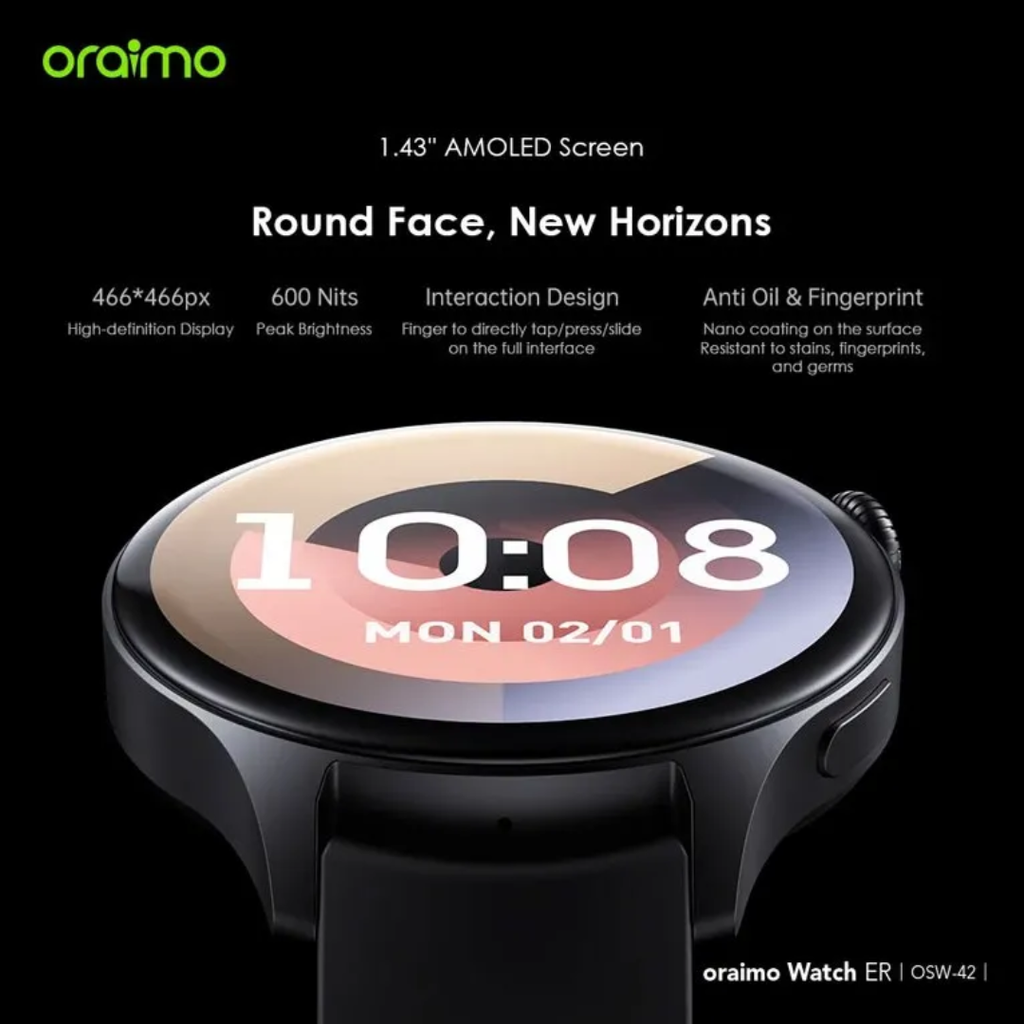 SMART WATCH ORAIMO OSW-42 NEGRO