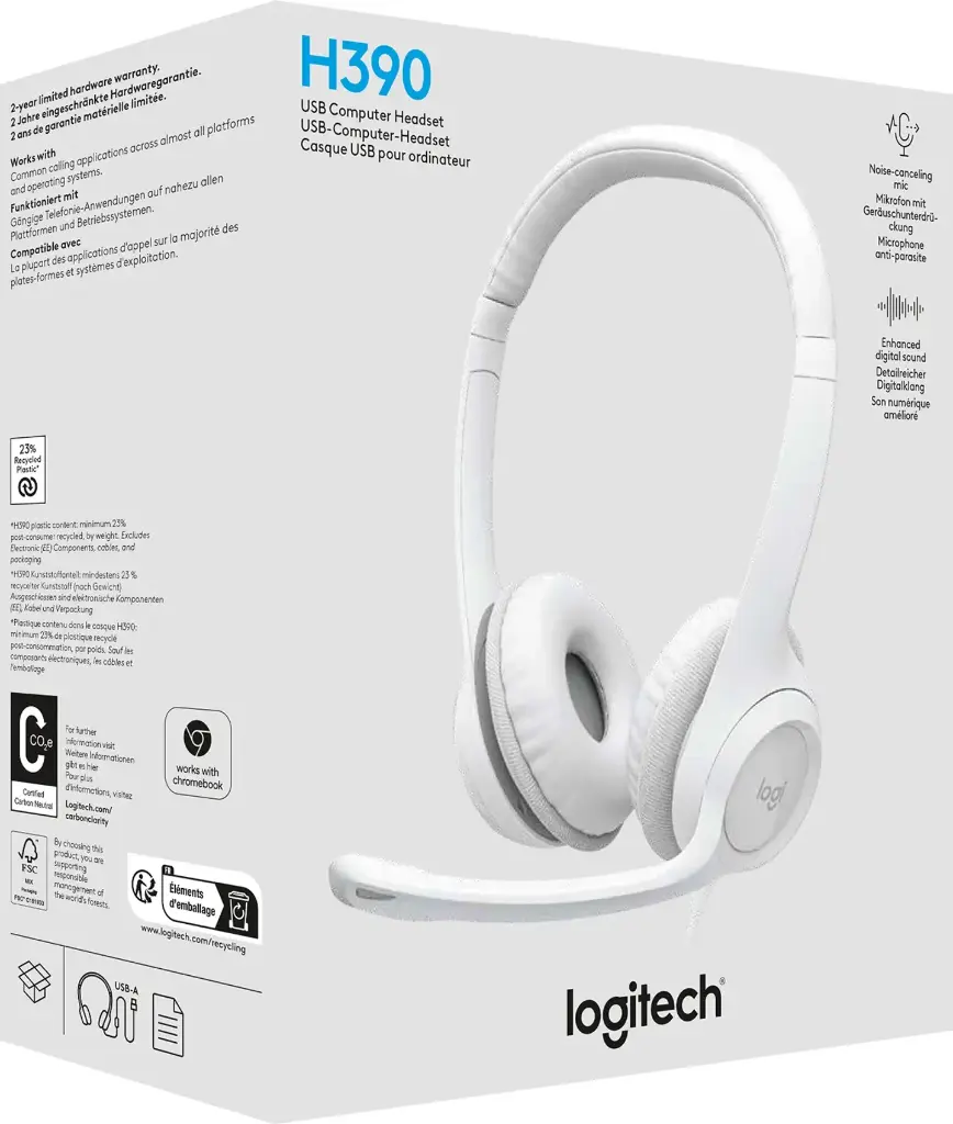 DIADEMA LOGITECH H390