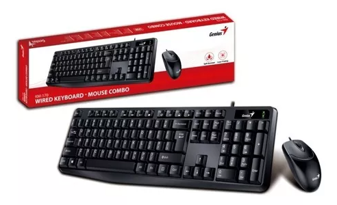 COMBO TECLADO GENIUS KM-170 ALAMBRICO 