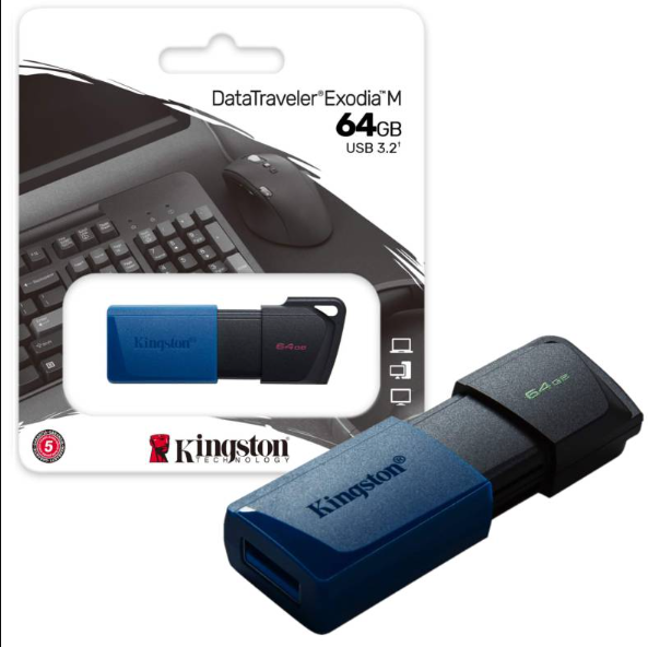 MEMORIA USB KINGSTON EXODIA 64GB