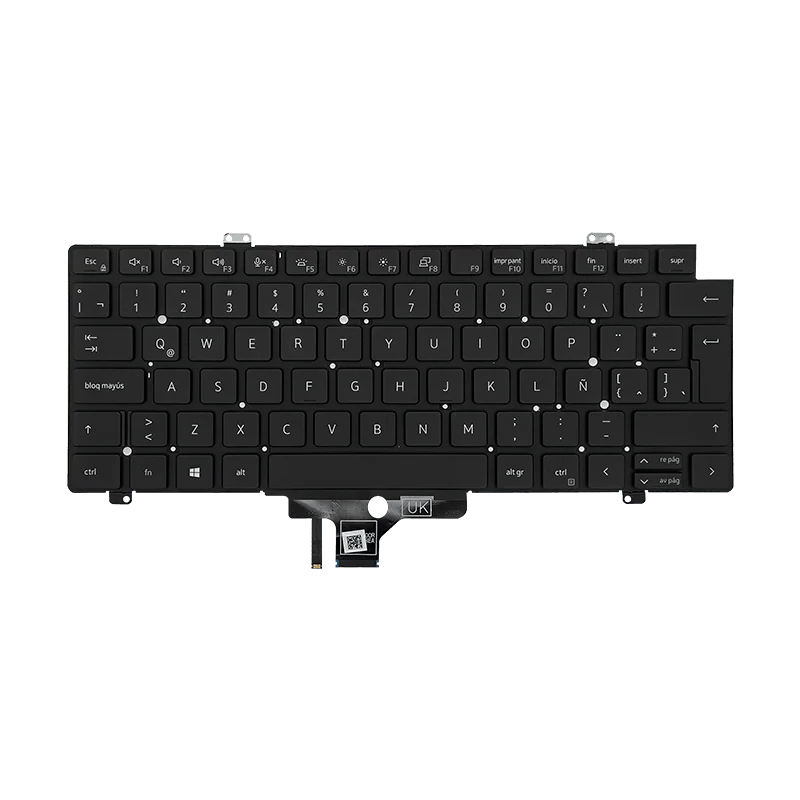 TEC-LDE-0972	TECLADO DELL LAT 5420 7420 7520 0NJGWK i5-11 BACKLIGHT/SIN MARCO ESPAÑOL NEGRO 