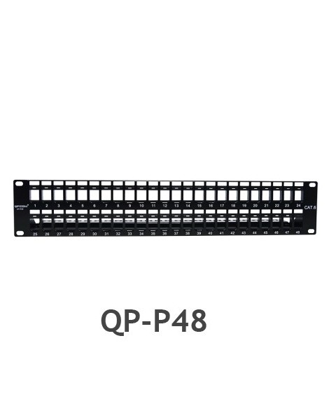 PATCH PANEL QPCOM 48 PUERTOS