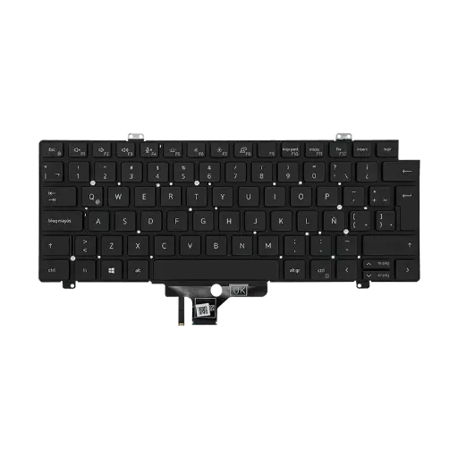 TEC-LDE-0972	TECLADO DELL LAT 5420 7420 7520 0NJGWK i5-11 BACKLIGHT/SIN MARCO ESPAÑOL NEGRO 