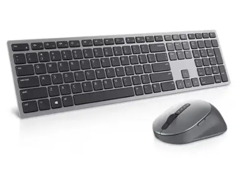 [Disfrute de funciones multitarea de calidad superior con este elegante y cómodo conjunto de ratón y teclado prémium. Complete sus tareas con la tecnología de una de las baterías de más larga duración del sector, Teclado & Mause- inalámbrico] COMBO TECLADO DELL KM7321W
