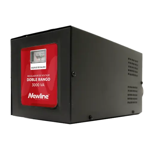 ESTABILIZADOR DOBLE RANGO / ELEVADOR DE VOLTAJE MONOFÁSICO NEWLINE 3KVA