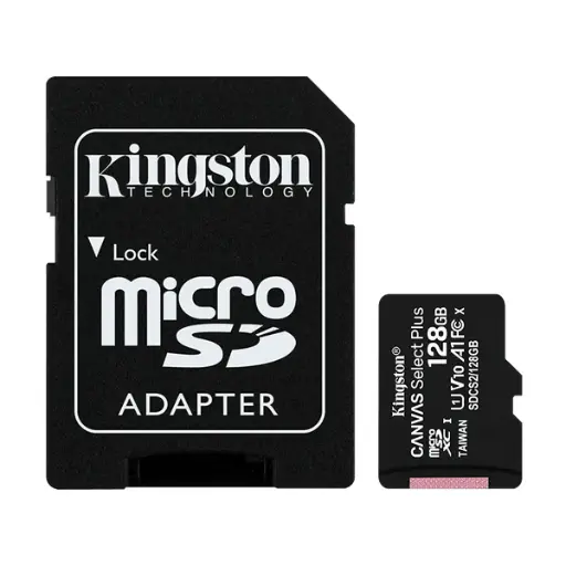 [WEB6] Memoria Micro SD 128GB Class 10 Kingston SDCS2/128GB con Adaptador