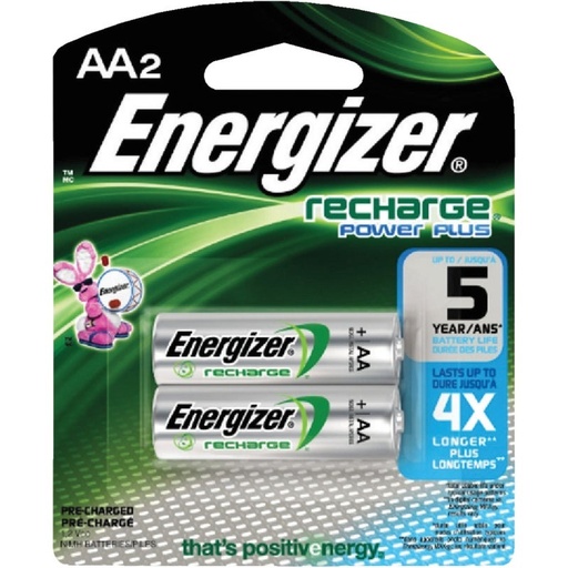 [WEB42] PILAS ENERGIZER AA CARTON X2 RECARGABLE
