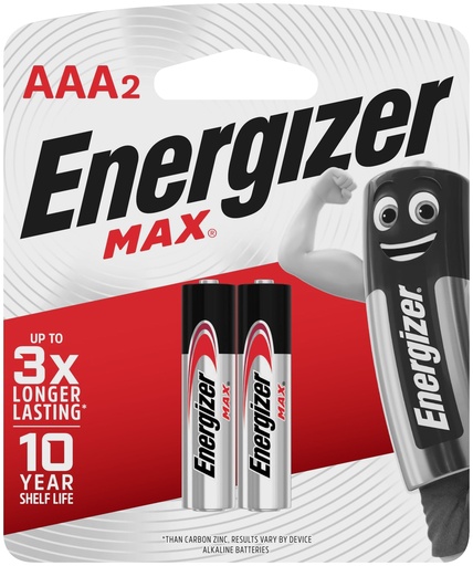 [WEB43] PILAS ENERGIZER AAA CARTON X2