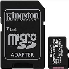 [WEB84] Memoria Micro SD 64GB Kingston SDCS2/64GB con Adaptador