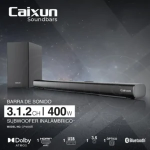 CP420SB Barra de Sonido Caixun 400 Wats 3.1.2 Canales con Bluetooth - Image 5